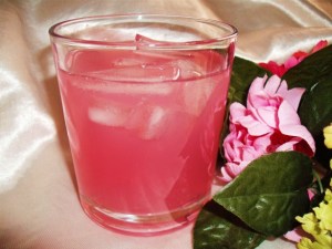 rose petal ice tea